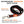 Coiled black and orange double-ended Canny dog training leash with steel clips; waterproof, wipe-clean and resists mud and moisture.