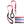 Red dog leash for small dogs and puppies, 5/8 inch wide and 4ft long. Neoprene handle & grip with brushed steel clip. Close up of leash handles in red, blue, purple and black.