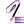 Purple dog leash for medium to large dogs, 1 inch wide and 4ft long. Neoprene handle & grip with brushed steel clip. Close up of leash handles in red, blue, purple and black.
