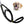Dog muzzle with 'Canny Collar' branding and a dog wearing it on a white background