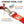 Red dog leash with quick attach, brushed steel clip